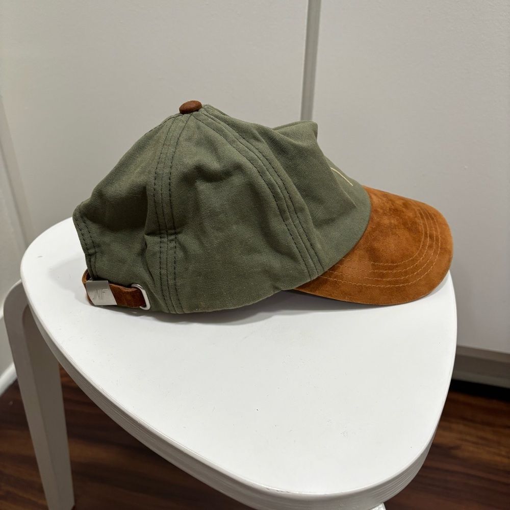 Nick Fouquet Matchstick Baseball Cap Limited Edition Suede Linen - Picture 4 of 7